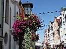 Blumenschmuck in Fssens Fugngerzone