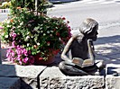 Der Mdchenbrunnen in Fssen