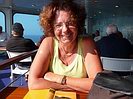 Marie-Luise an Bord der Minoan Lines