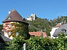 Turm und Burgruine in Drnstein